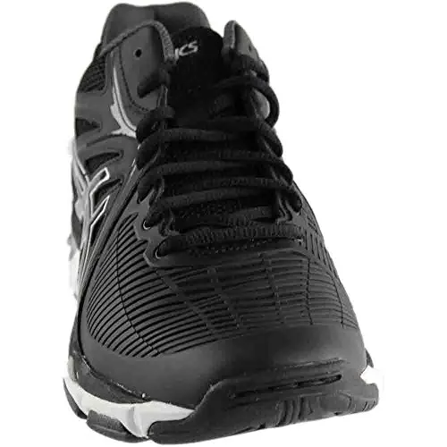 ASICS Men's Gel-Netburner Ballistic MT Volleyball-Shoes, Black/Dark Grey/Silver, 12 Medium US