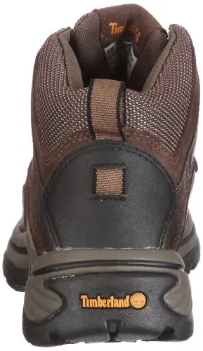 TimberlanD Women's White LeDge MiD Ankle Boot,Dark Brown,8 M US