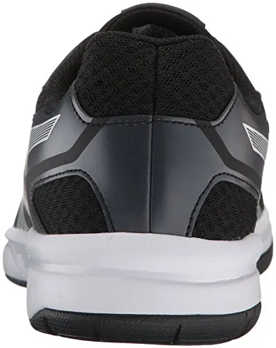 ASICS Mens Upcourt 2 Volleyball Shoe, Black/White/Phantom, 10 Medium US