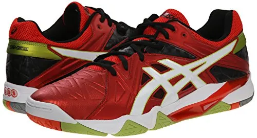 ASICS Men's Gel-Cyber Sensei, Cherry Tomato/White/Black, 11.5 M US