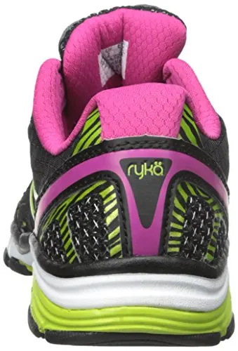 RYKA Women's vida RZX, Black Pink/Lime Blaze, 9 M US