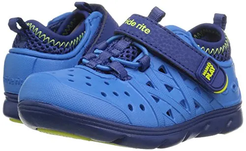 Stride Rite Made 2 Play Phibian Sneaker Sandal Water Shoe (Toddler/Little Kid/Big Kid), Blue, 10 M US Toddler