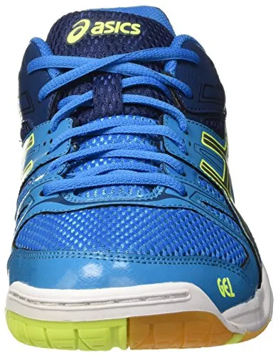 ASICS Volleyball Shoes Men's Gel-Rocket 7 - Neon Green/White/Black, 11.5